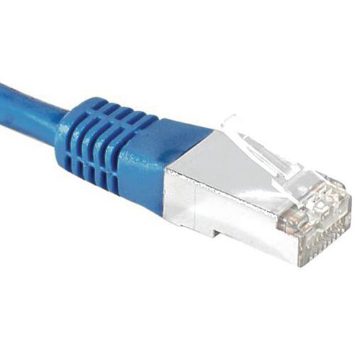 Cordon Rj45 Catégorie 6 S/ftp Bleu - 15 M