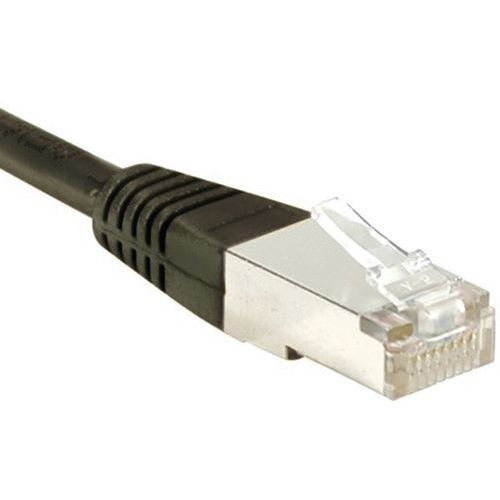Cordon RJ45 catégorie 6 S/FTP noir - 0,3 m Cordon RJ45 catégorie 6 S/FTP noir - 0,3 m