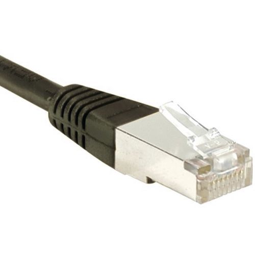 Cordon RJ45 catégorie 6 S/FTP noir - 0,7 m Cordon RJ45 catégorie 6 S/FTP noir - 0,7 m