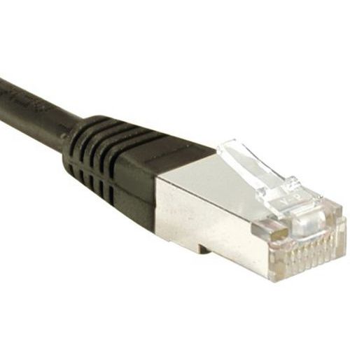 Cordon RJ45 catégorie 6 S/FTP noir - 1,5 m Cordon RJ45 catégorie 6 S/FTP noir - 1,5 m
