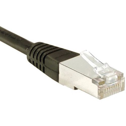Cordon Rj45 Catégorie 6 S/ftp Noir - 10 M