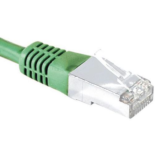 Cordon RJ45 Budget Catégorie 5e F/UTP Vert 5m - Connexion Fiable et Rapide