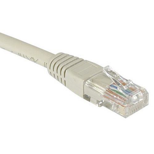 Cordon RJ45 Budget catégorie 5e U/UTP gris - 10 m Cordon RJ45 Budget catégorie 5e U/UTP gris - 10 m