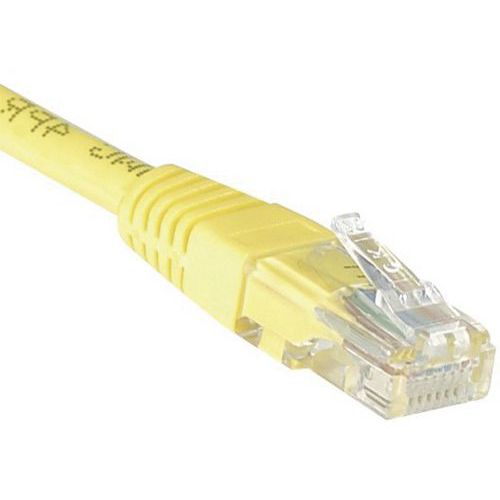 Cordon Rj45 Budget Catégorie 5e U/utp Jaune - 1 M