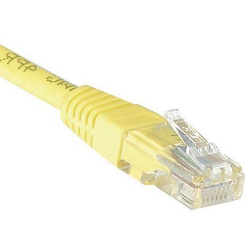 Cordon Rj45 Budget Catégorie 5e U/utp Jaune - 10 M