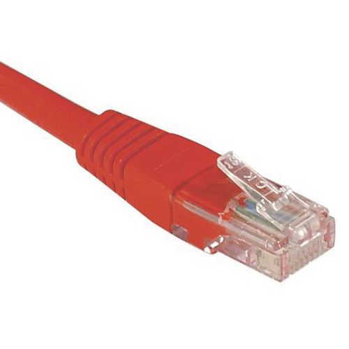 Cordon Rj45 Budget Catégorie 5e U/utp Rouge - 5 M