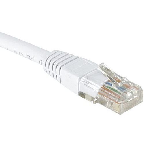 Cordon Rj45 Budget Catégorie 6 U/utp Blanc - 15 M