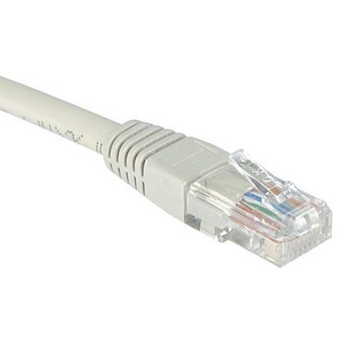 Cordon RJ45 Budget catégorie 6 U/UTP gris - 1 m Cordon RJ45 Budget catégorie 6 U/UTP gris - 1 m