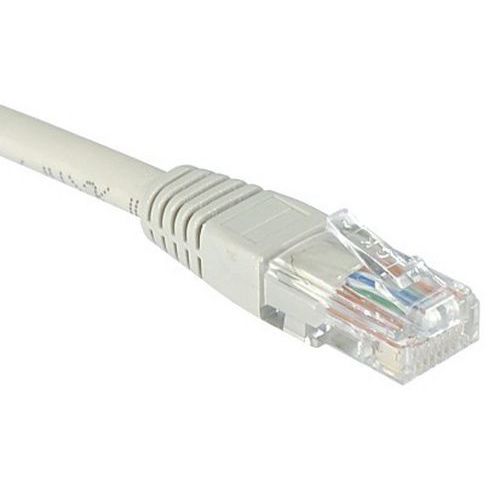 Cordon Rj45 Budget Catégorie 6 U/utp Gris - 10 M