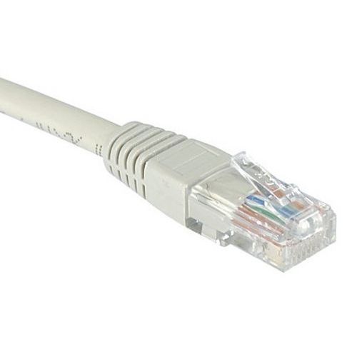 Cordon Rj45 Budget Catégorie 6 U/utp Gris - 2 M
