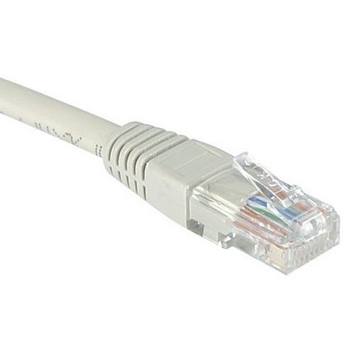 Cordon RJ45 Budget catégorie 6 U/UTP gris - 5 m Cordon RJ45 Budget catégorie 6 U/UTP gris - 5 m