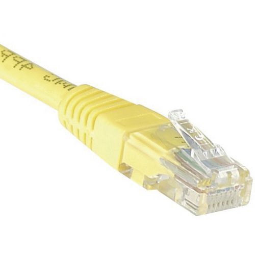 Cordon Rj45 Budget Catégorie 6 U/utp Jaune - 1 M