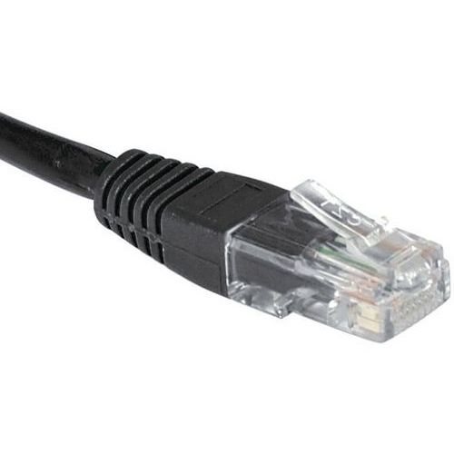 Cordon Rj45 Budget Catégorie 6 U/utp Noir - 10 M