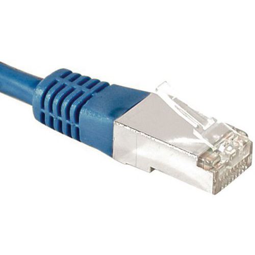 Cordon Rj45 Catégorie 6a F/utp Bleu - 15 M