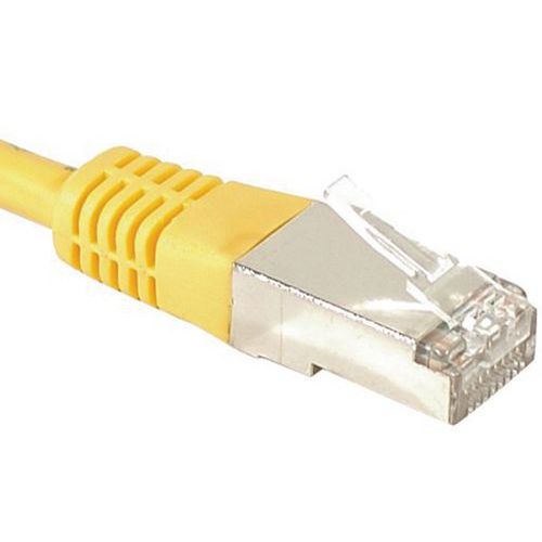 Cordon Rj45 Catégorie 6a F/utp Jaune - 25 M