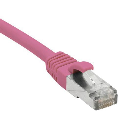 Cordon Rj45 Catégorie 6a F/utp Lsoh Snagless Rose - 015 M