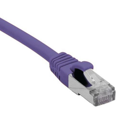 Cordon Rj45 Catégorie 6a F/utp Lsoh Snagless Violet - 015 M