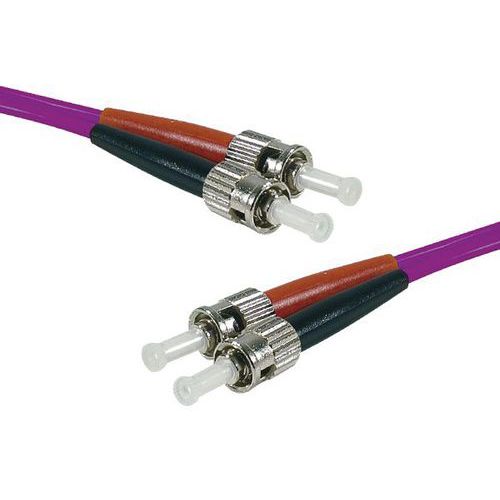 Jarretière duplex multi OM4 50/125 ST-UPC/ST-UPC erika - 3 m Jarretière duplex multi OM4 50/125 ST-UPC/ST-UPC erika - 3 m