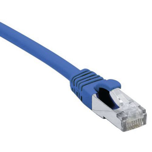 Cordon RJ45 Budget sur câble catégorie 7 S/FTPLSOH bleu 1,5m Cordon RJ45 Budget sur câble catégorie 7 S/FTPLSOH bleu 1,5m