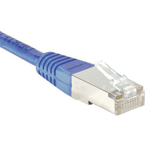 Cordon Rj45 Catégorie 6 F/utp Bleu - 15 M