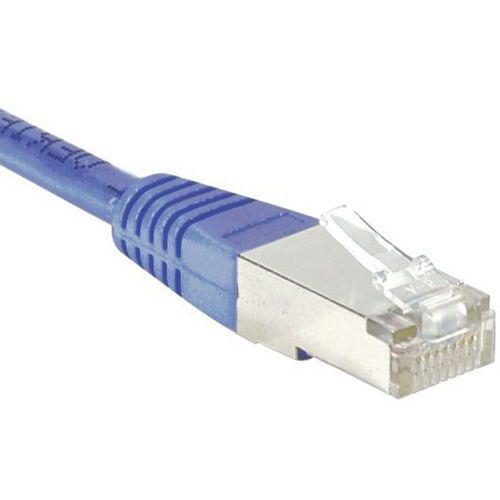 Cordon Rj45 Catégorie 6 F/utp Noir - 10 M