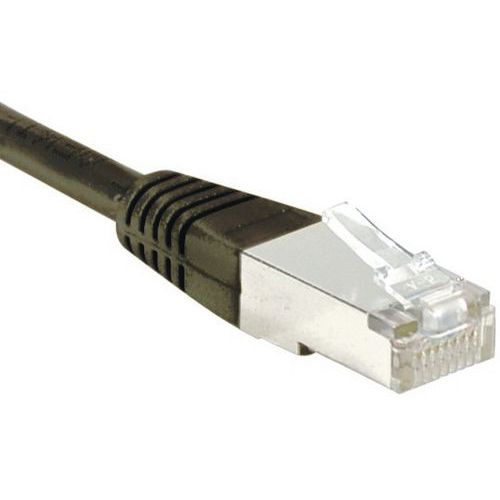 Cordon Rj45 Catégorie 6 F/utp Noir - 25 M