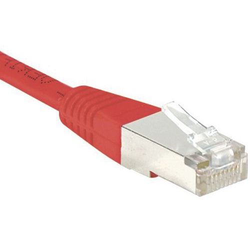 Cordon Rj45 Catégorie 6 F/utp Rouge - 20 M