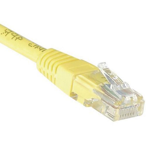 Cordon Rj45 Catégorie 6 U/utp Jaune - 20 M