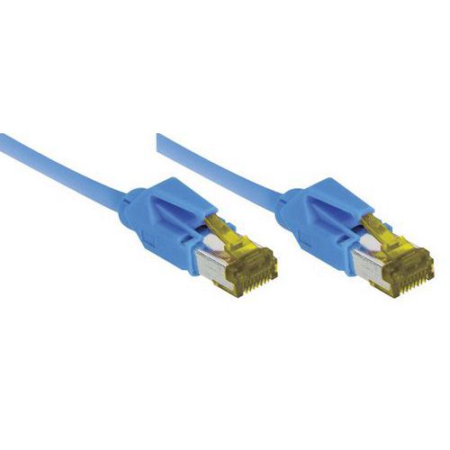 Cordon Rj45 Sur Câble Catégorie 7 S/ftp Lsoh Bleu - 15 M