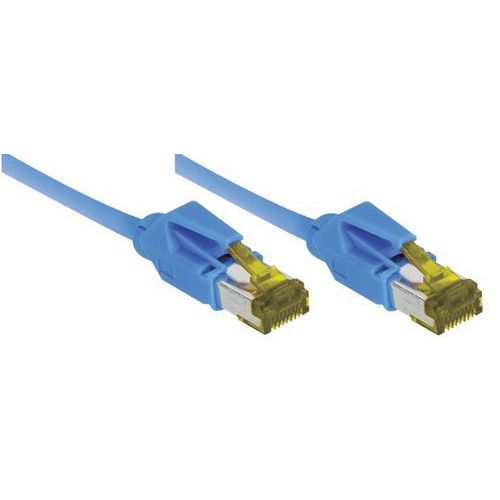 Cordon Rj45 Sur Câble Catégorie 7 S/ftp Lsoh Bleu - 10 M