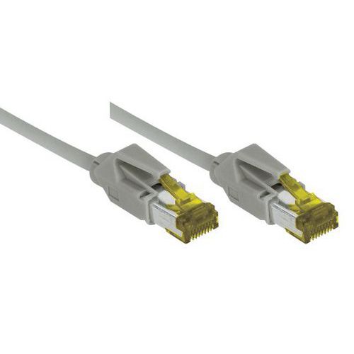 Cordon Rj45 Sur Câble Catégorie 7 S/ftp Lsoh Gris - 15 M