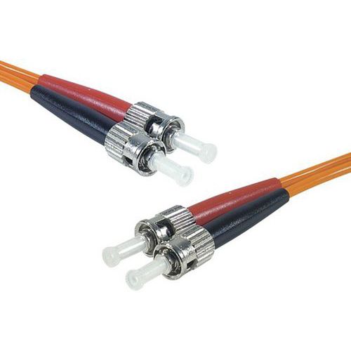 Jarretière duplex multi OM2 50/125 ST-UPC/ST-UPC orange -2 m Jarretière duplex multi OM2 50/125 ST-UPC/ST-UPC orange -2 m