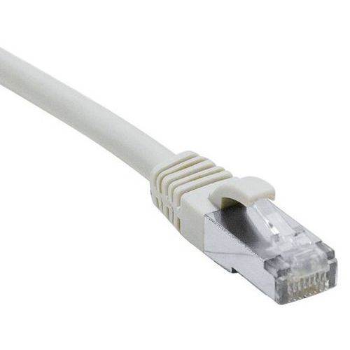Cordon RJ45 sur câble catégorie 7 S/FTPLSOH gris 0,5m Dexlan Cordon RJ45 sur câble catégorie 7 S/FTPLSOH gris 0,5m Dexlan
