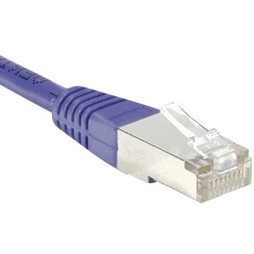 Cordon Rj45 Catégorie 6 F/utp Violet - 15 M