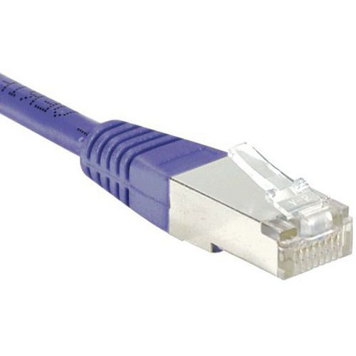 Cordon Rj45 Catégorie 6 F/utp Violet - 15 M