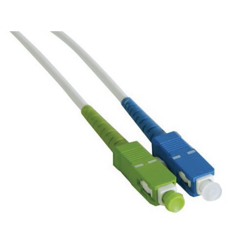 Jar. Opt. Simplex Mono. Os2 9/125 Sc-apc/sc-upc Blanc-75 M