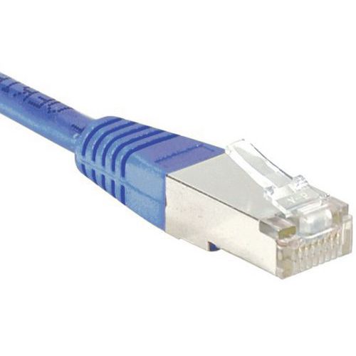 Cordon Rj45 Catégorie 6 F/utp Bleu - 15 M