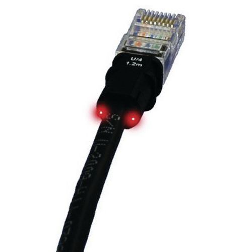 Cordon Rj45 Catégorie 5e U/utp Noir - 49 M