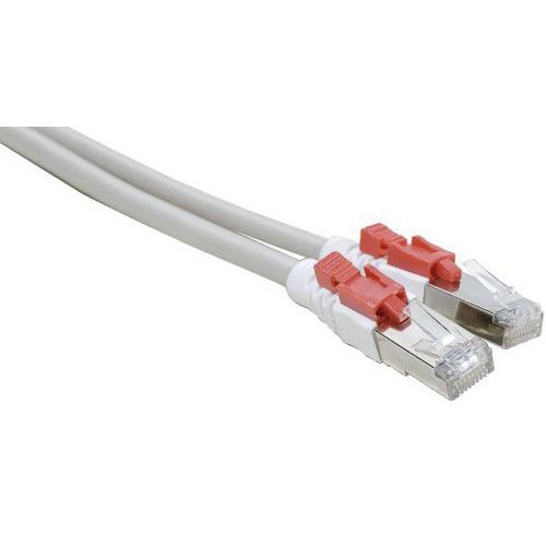 Cordon Rj45 Catégorie 6 S/ftp à Verrouillage Gris - 3 M