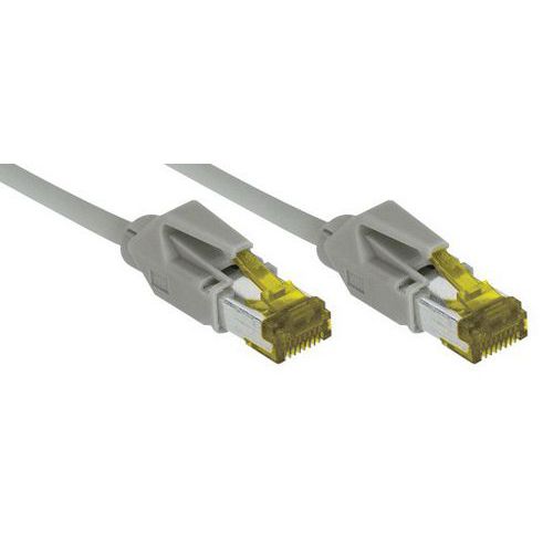 Cordon Rj45 Sur Câble Cat. 7 S/ftp Lsoh Snagless Gris-15 M