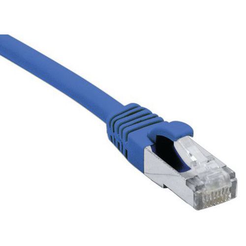 Cordon Rj45 Catégorie 6a F/utp Lsoh Snagless Bleu - 5 M