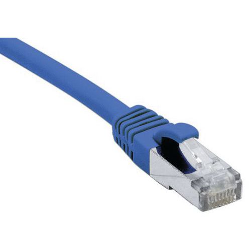Cordon Rj45 Catégorie 6a F/utp Lsoh Snagless Bleu - 75 M
