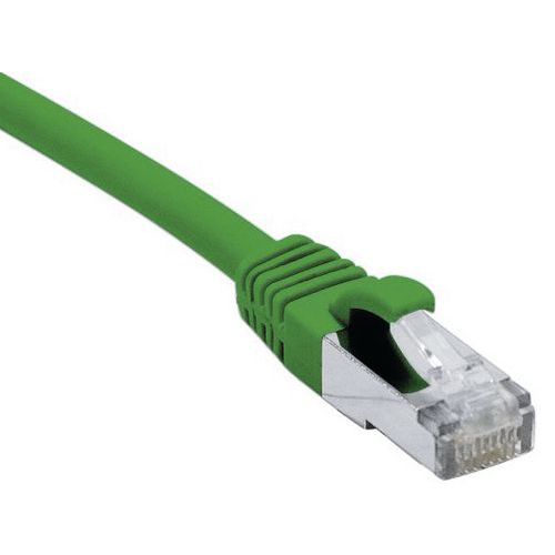 Cordon RJ45 catégorie 6A F/UTP LSOH snagless vert - 3 m Cordon RJ45 catégorie 6A F/UTP LSOH snagless vert - 3 m
