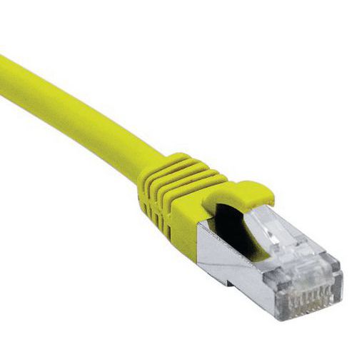 Cordon Rj45 Catégorie 6a F/utp Lsoh Snagless Jaune - 3 M