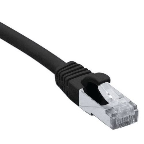 Cordon Rj45 Catégorie 6a F/utp Lsoh Snagless Noir - 75 M