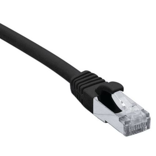 Cordon Rj45 Catégorie 6 F/utp Lsoh Snagless Noir - 1 M