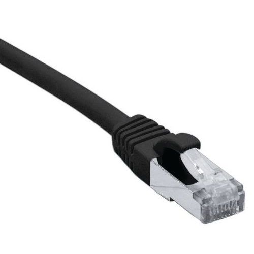 Cordon Rj45 Catégorie 6 F/utp Lsoh Snagless Noir - 10 M