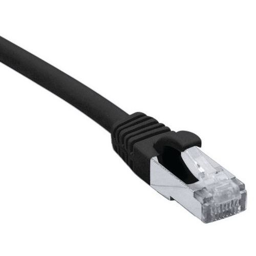 Cordon Rj45 Catégorie 6 F/utp Lsoh Snagless Noir - 2 M