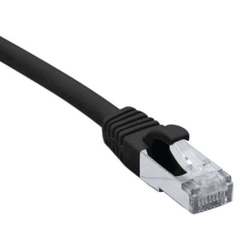 Cordon Rj45 Catégorie 6 F/utp Lsoh Snagless Noir - 5 M