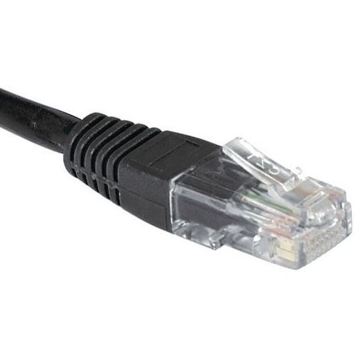 Cordon Rj45 Catégorie 5e U/utp Noir - 10 M